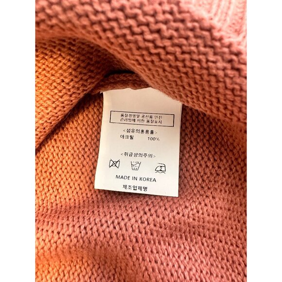 R Studio Rust Sleeveless V-Neck Sweater Vest Size L/XL - Picture 5 of 5